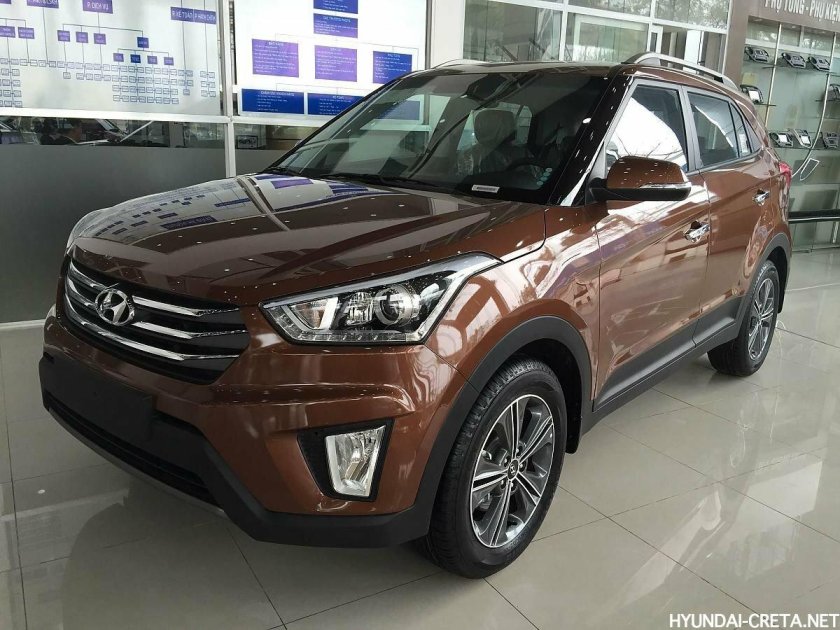 Хендай Крета коричневая 2017