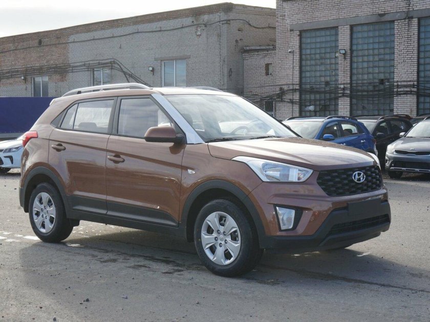 Хендай Крета 2020 коричневый