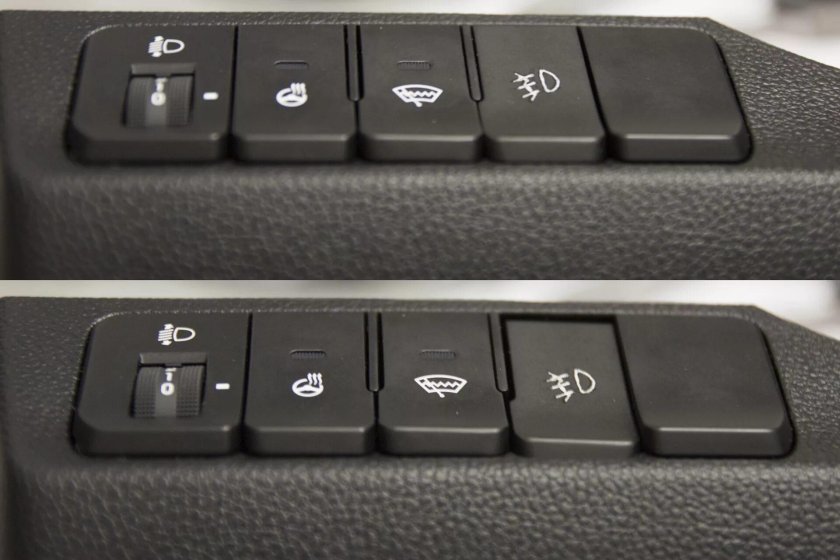 Дополнительная кнопка на Киа Рио 3