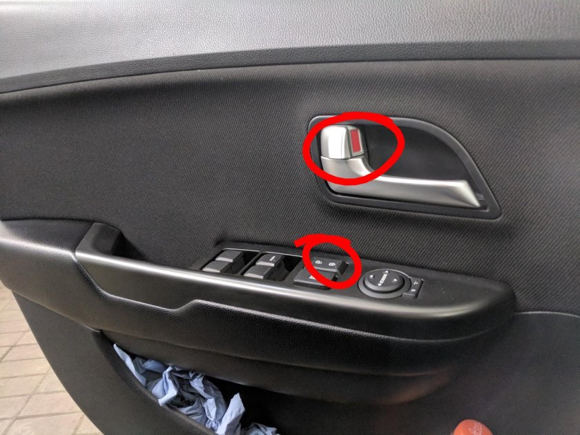 Киа переключатель блокировки дверей