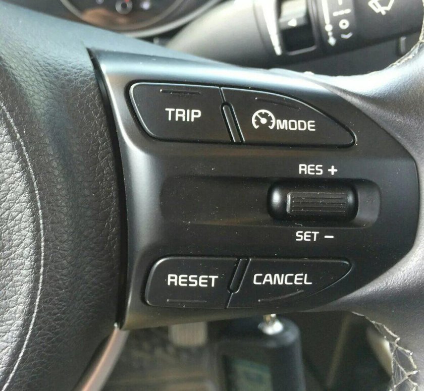 Кнопка трип на Киа Рио