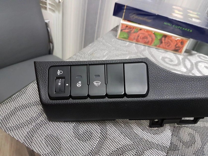 Кнопка включения ПТФ Киа Рио 3