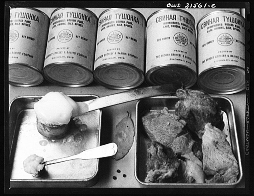 Американская тушенка ленд-Лиз