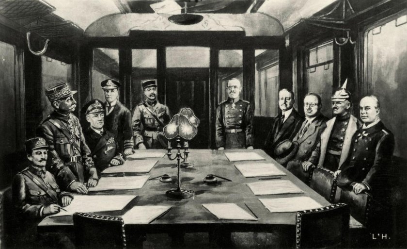 11 Ноября 1918 Компьенское перемирие