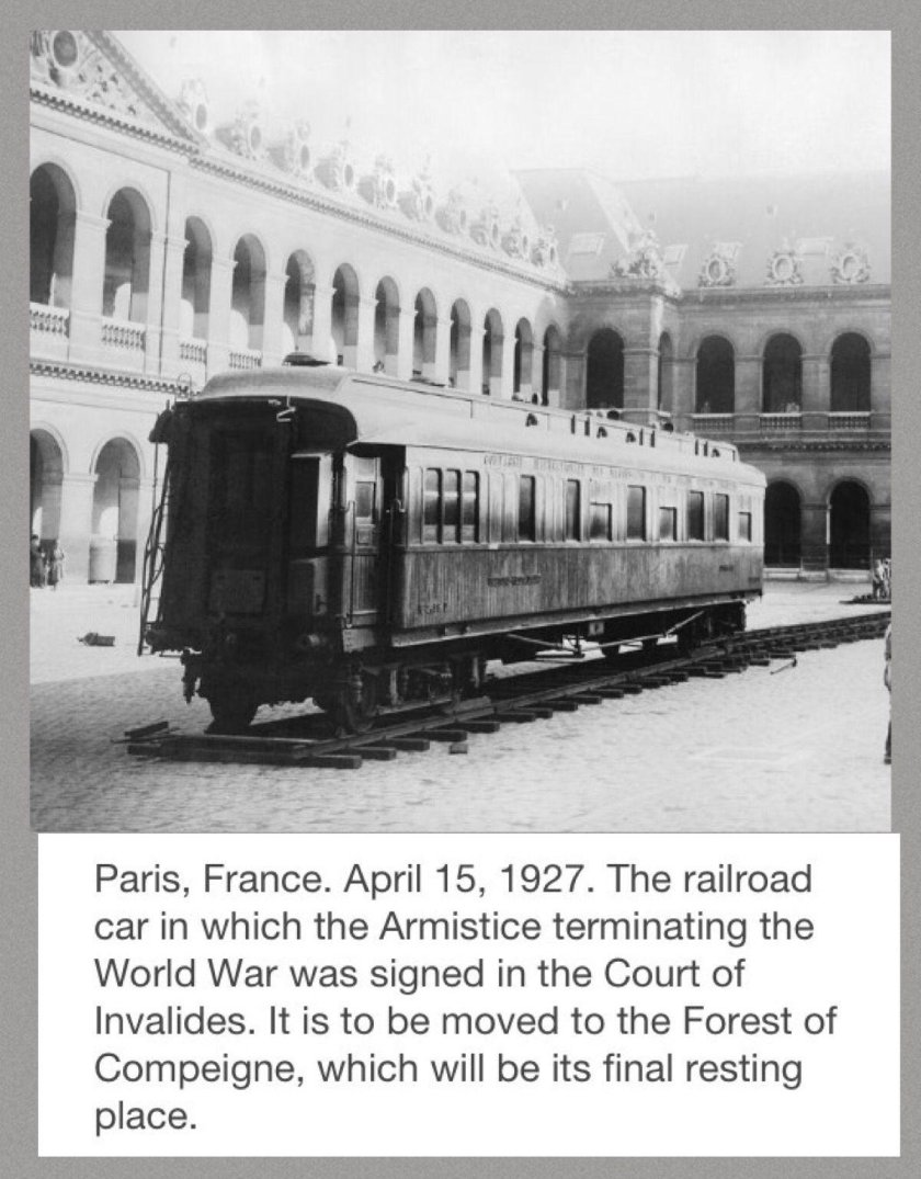 Компьенское перемирие 1940 вагон