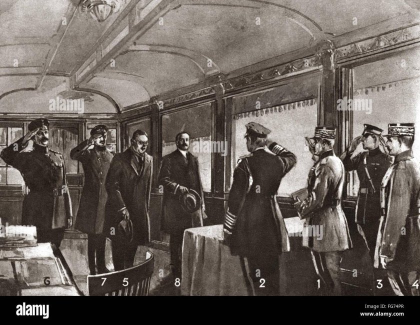 Компьенское перемирие первая мировая война