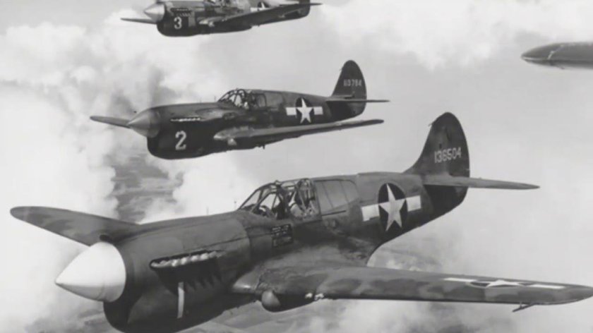 P 40 истребитель p40 американский