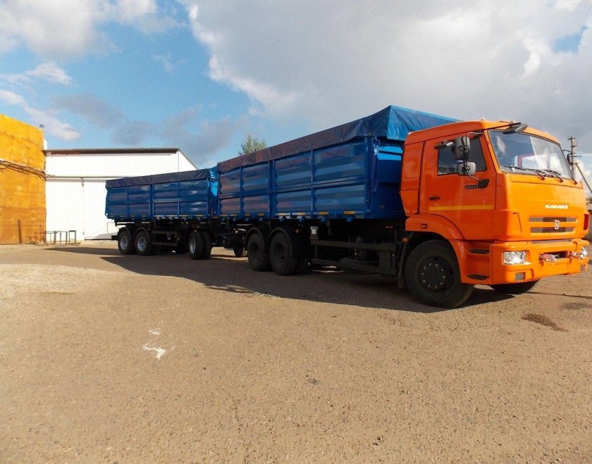 КАМАЗ 65115 зерновоз