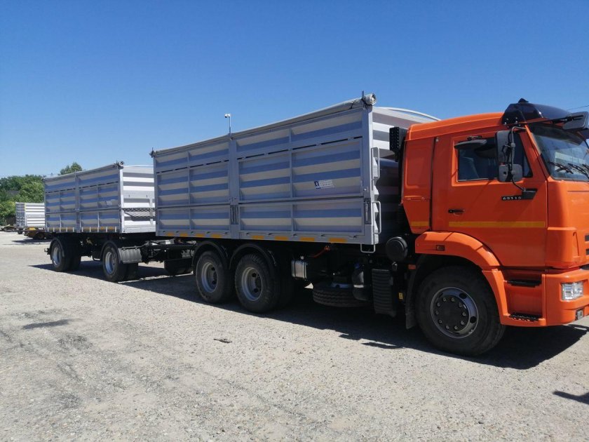 КАМАЗ 65115 зерновоз