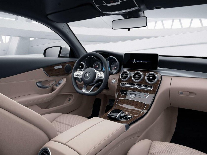Mercedes c200 Coupe салон