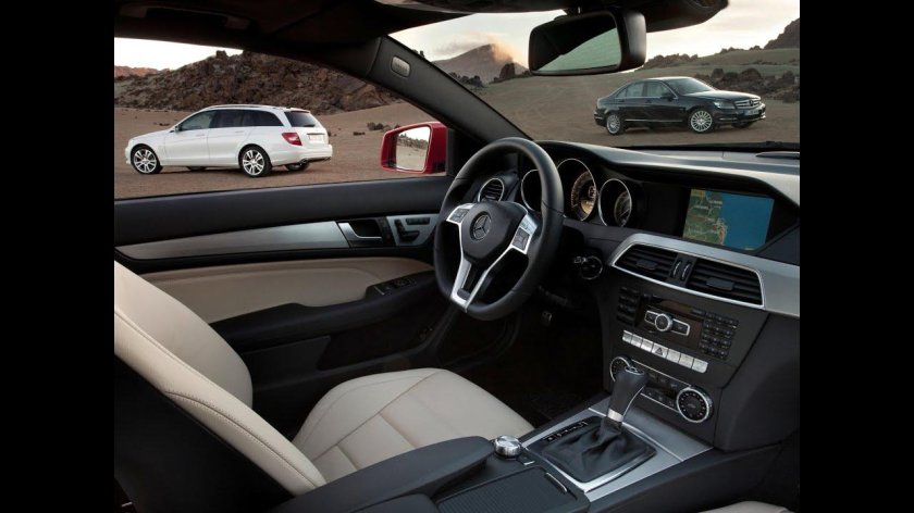 Mercedes Benz c class w204 салон