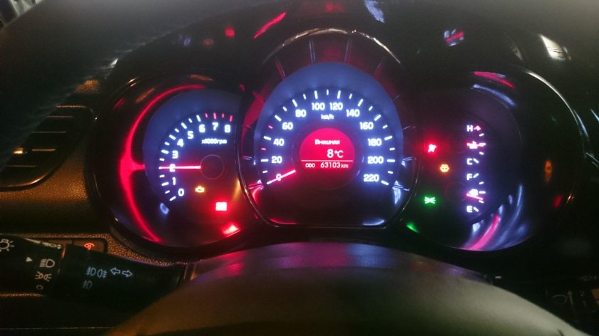 Приборная панель Киа Рио 3