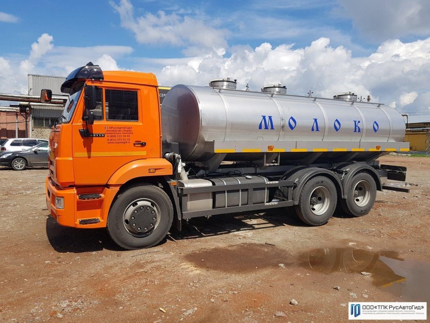 Молоковоз на шасси КАМАЗ 65115