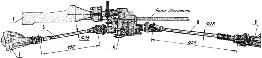 Схема трансмиссии Нива 2131