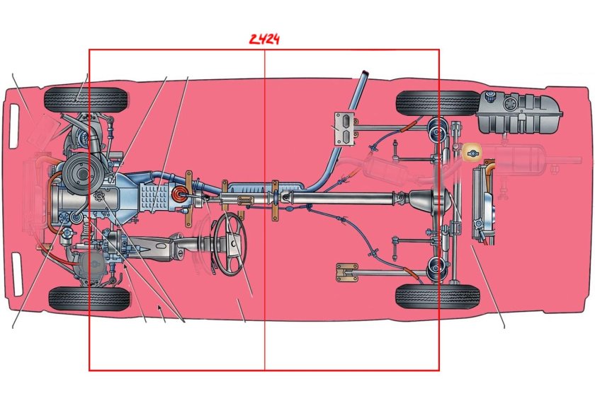 Шасси ВАЗ 2107