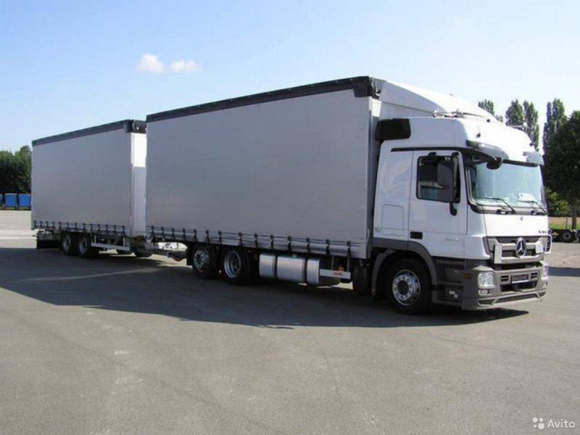 Мерседес Актрос сцепка 120 кубов