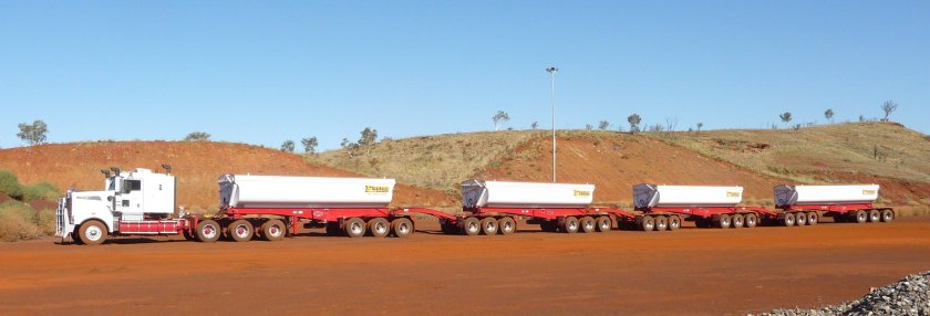 Автопоезд в Австралии самый длинный