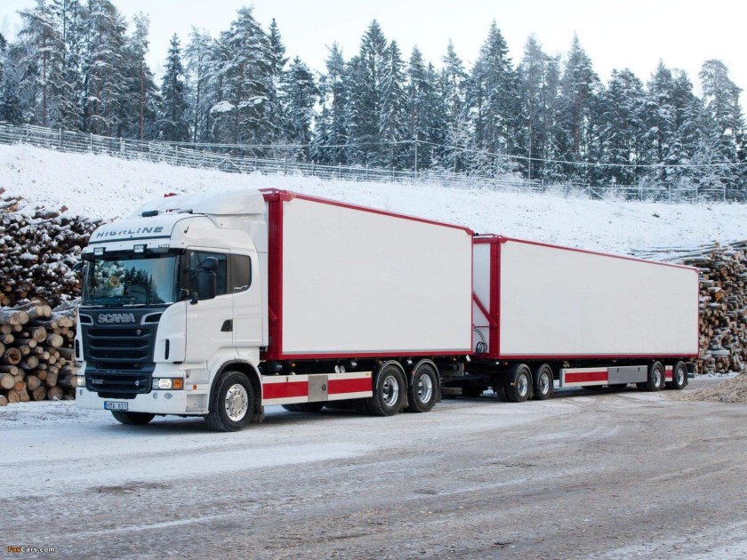 Скания 730 автопоезд