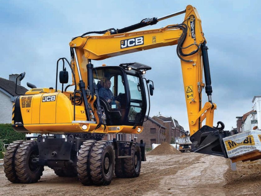 Колесный экскаватор JCB js 130w
