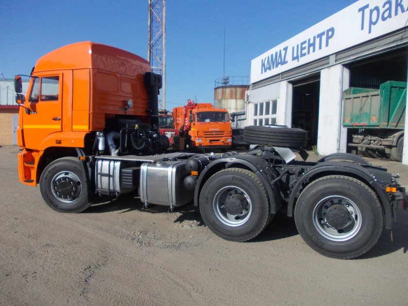 КАМАЗ 6460-73 С полуприцепом