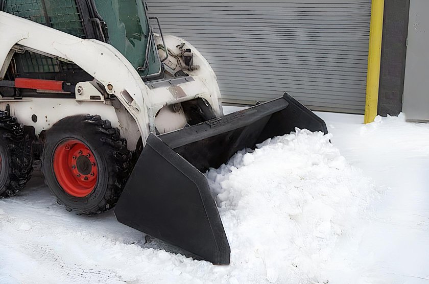 Снеговой ковш на Бобкэт