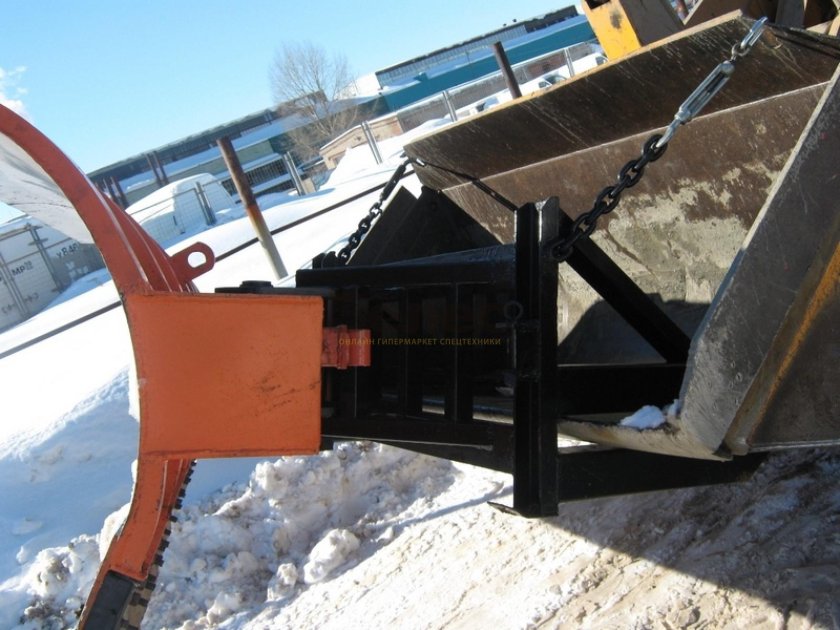 Отвал снегоуборочный на фронтальный погрузчик Kioti kl150