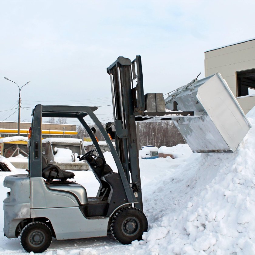 Ковш на каретку для вилочного погрузчика