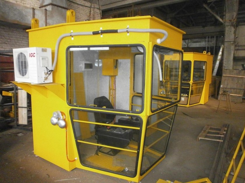 Кран МКП-25а кабина управления