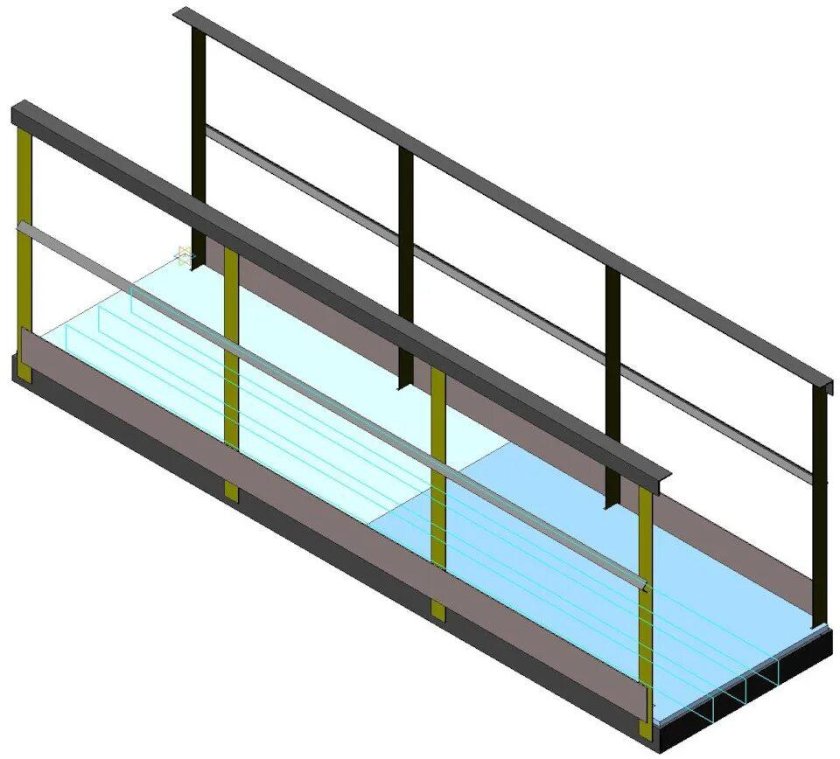 Ограждение площадки ОПБГ-12,12 чертеж