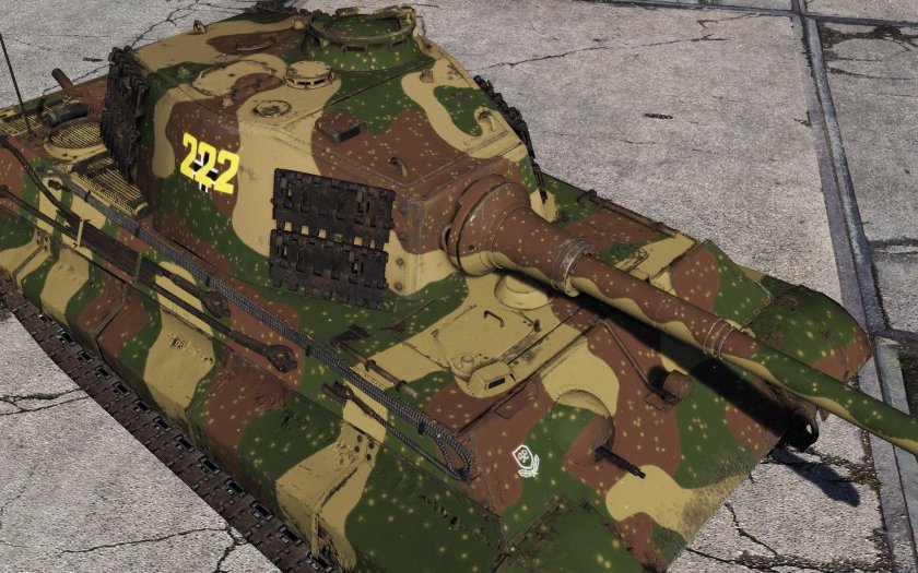 Тигр 2 вар Тандер камуфляжи