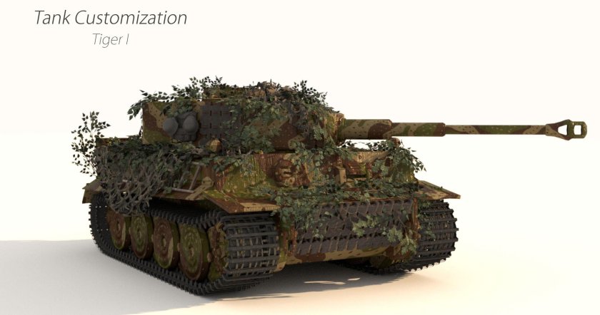 Tiger1 камуфляж