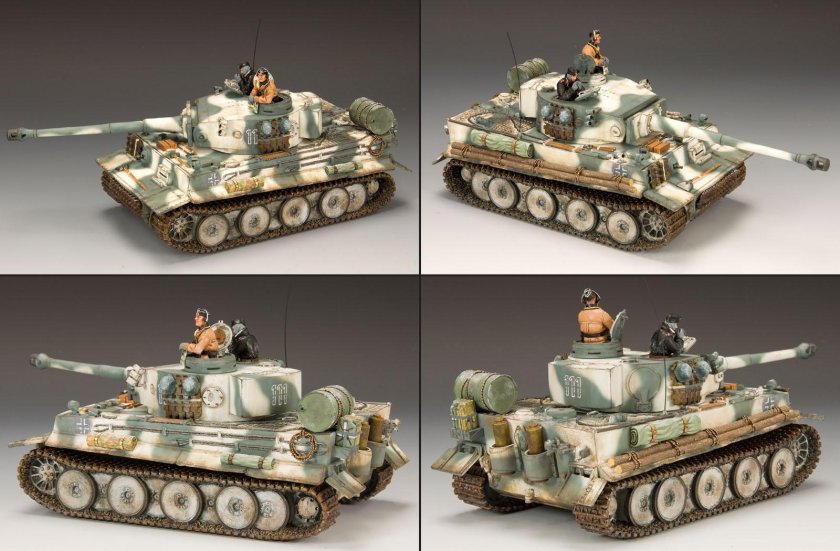 Зимний камуфляж танка вермахта т4