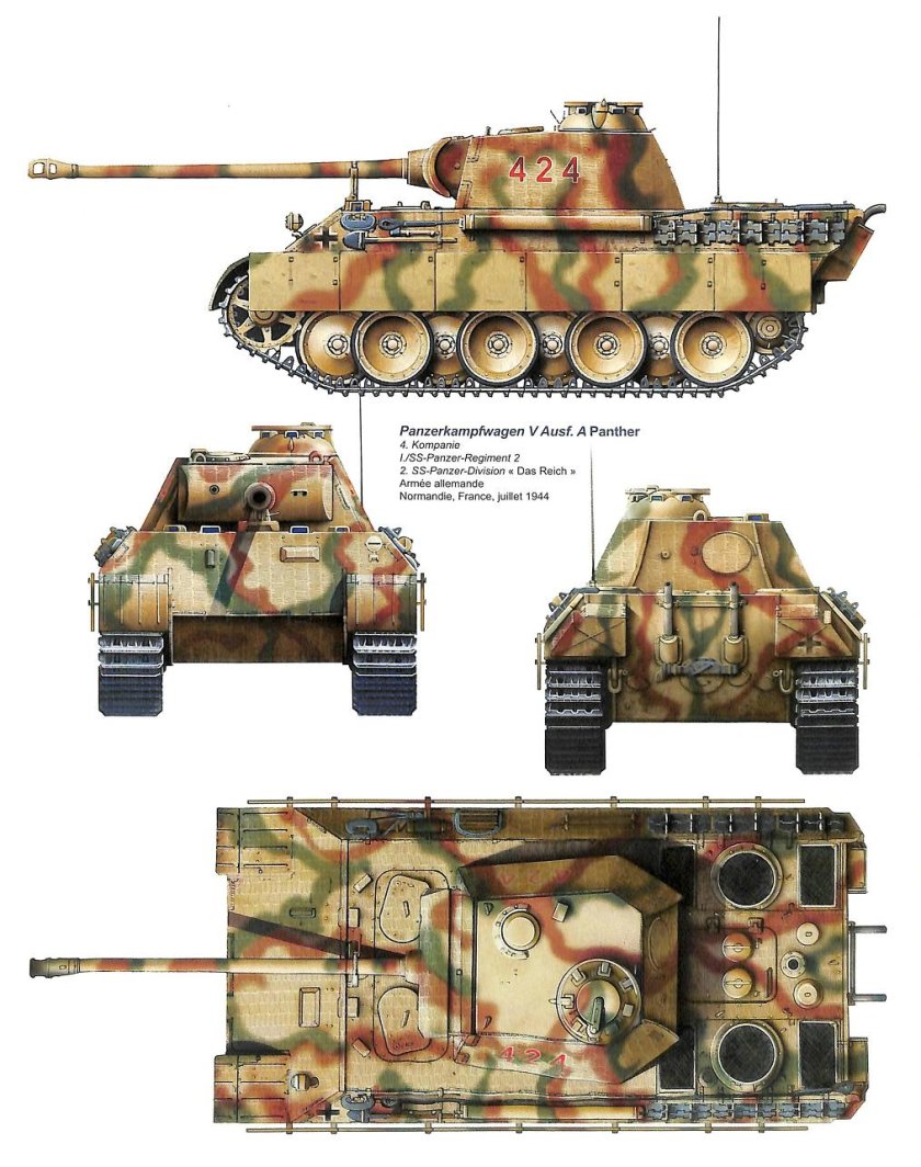 Танк пантера камуфляж
