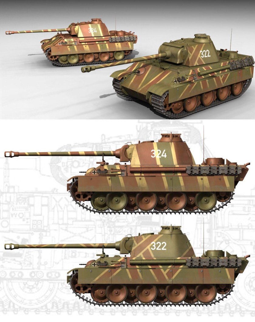 Танк пантера камуфляж