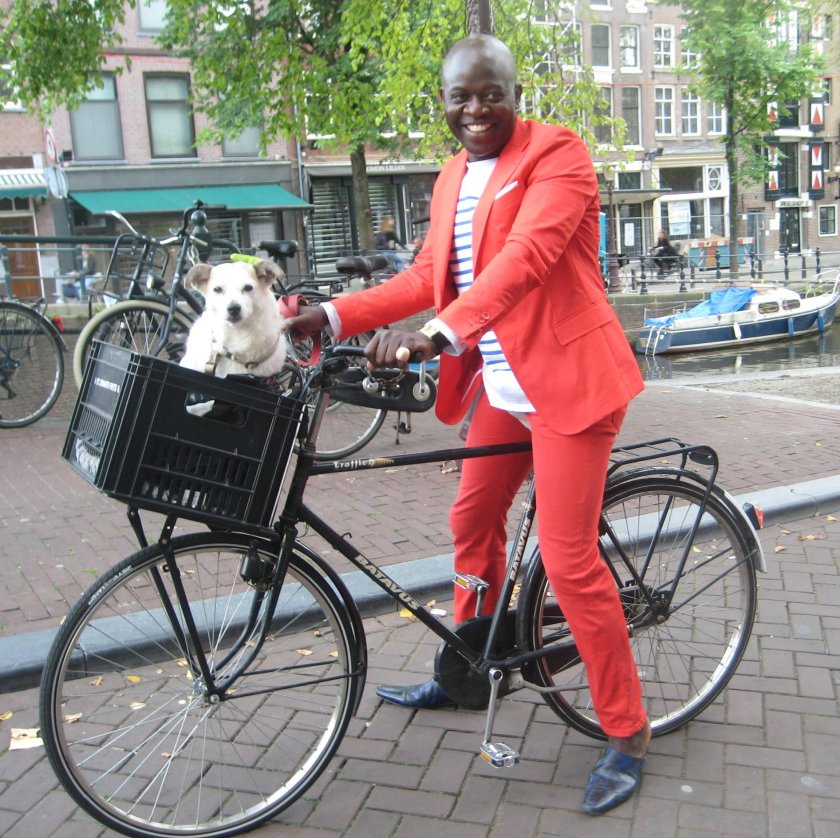 Dog on Bicycle