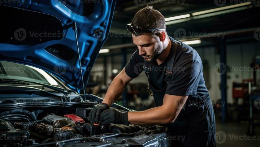 Автомобиль в автосервисе