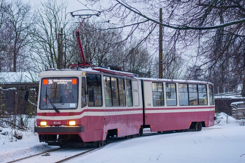 Трамвай лвс 86