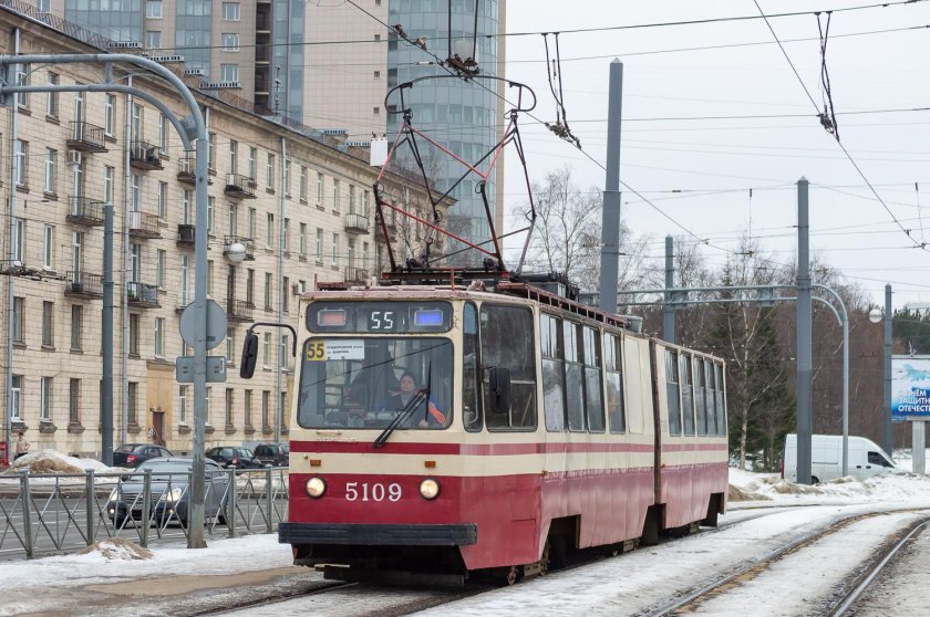 Трамвай Санкт Петербург ЛВС 86к