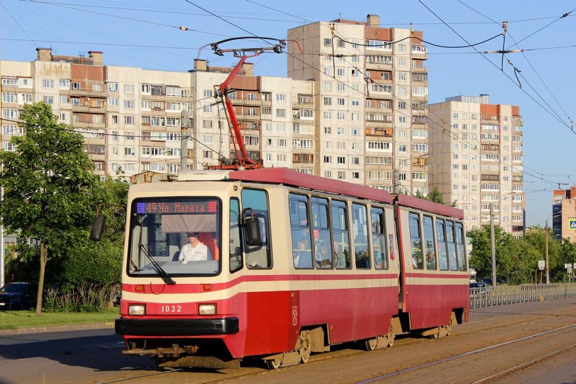 Трамвай санкт петербург лвс 86м2 3059