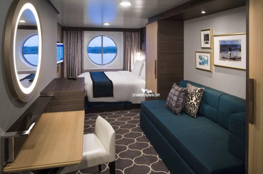 Каюта с окном "Ocean view Stateroom