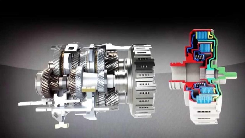 Трансмиссия Dyna-6 в разрезе