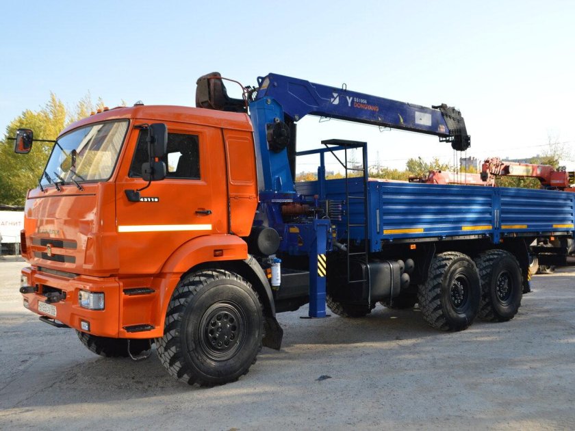 Камаз 43118 с кму dongyang