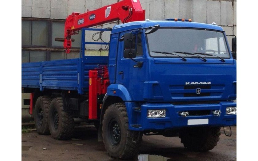 Манипулятор КАМАЗ стрела 7 тонн борт 10