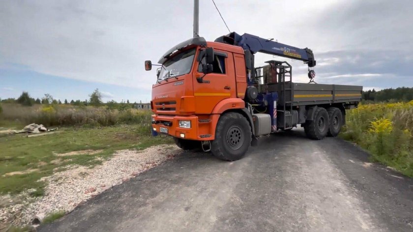 Камаз 43118 с кму