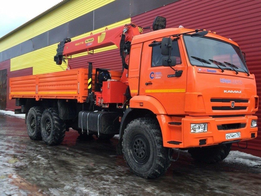 КАМАЗ 6х6 с КМУ