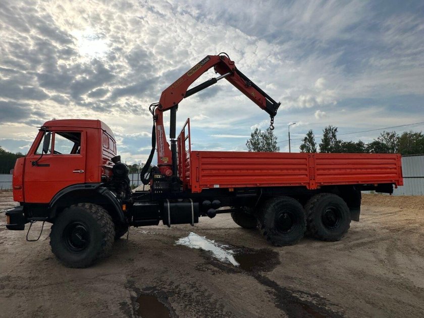 Бортовой камаз 43118 манипулятор