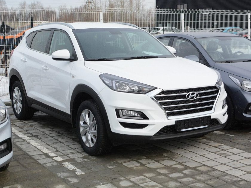 Hyundai tucson 2018 — 2021 iii рестайлинг белый