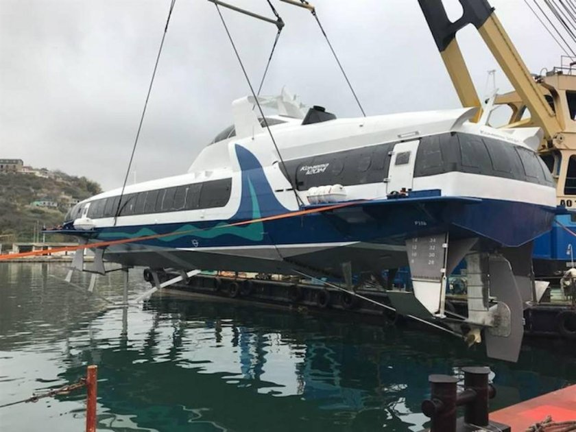 На подводных крыльях «Комета 120м