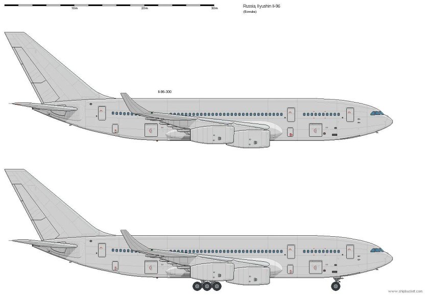Ил-96-400м схема