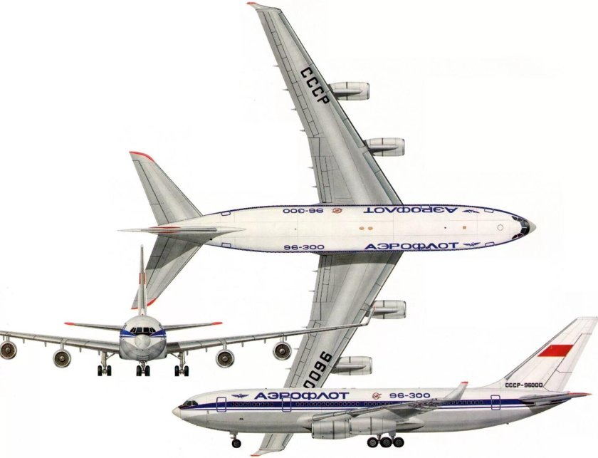 Ил-96-400м схема